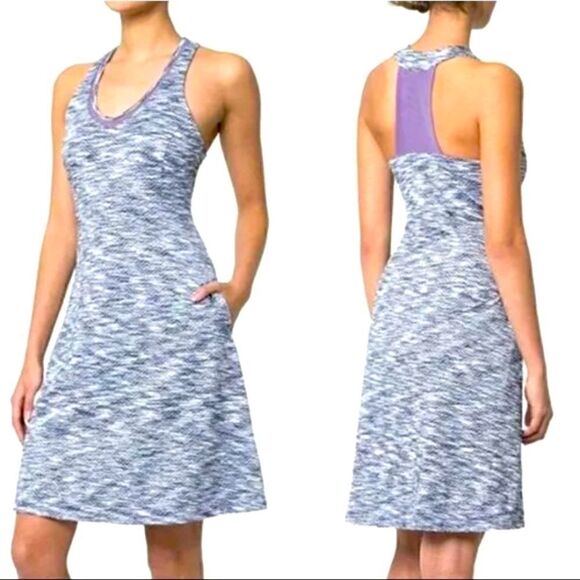 MPG Dresses & Skirts - MPG Racerback Slip On Active Sports Dress Marbled Blue Size Large